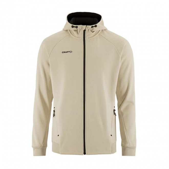 VESTE CAPUCHE HOMME PERSONNALISABLE 'ADV UNIFY FZ' - crème