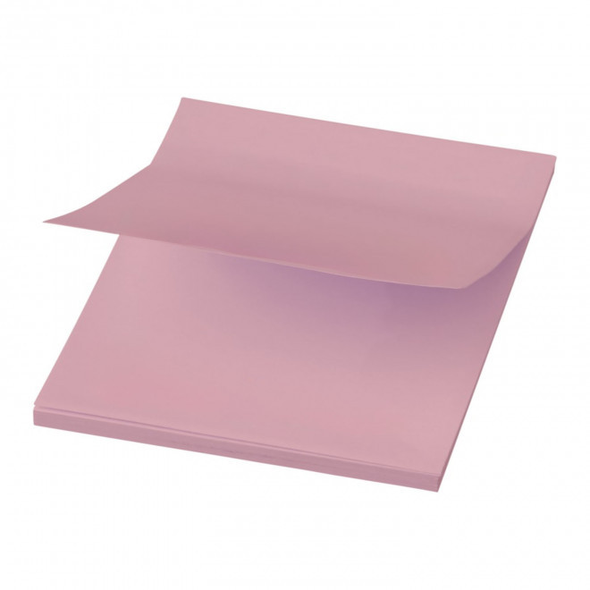 MEMOS REPOSITIONNABLES PUBLICITAIRES 'FORNOTE' 7,5x7,5 CM - rose