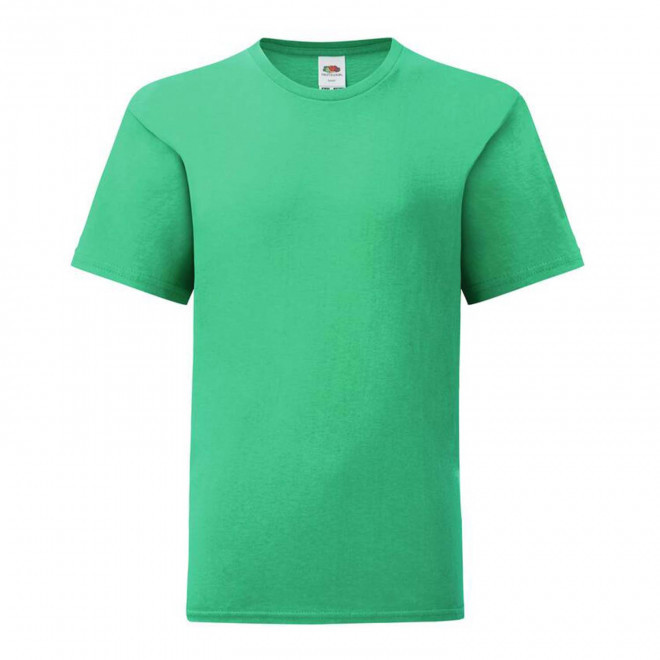 TEE-SHIRT KIDS COULEUR PERSONNALISABLE 'MALBRO' 150 GR/M² - vert