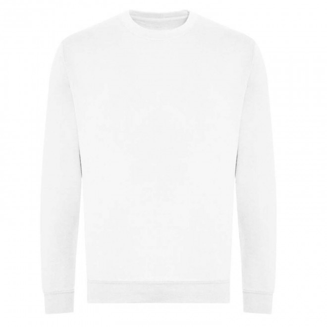 SWEAT-SHIRT PERSONNALISABLE MIXTE ROND 'HOLA BIO' - blanc