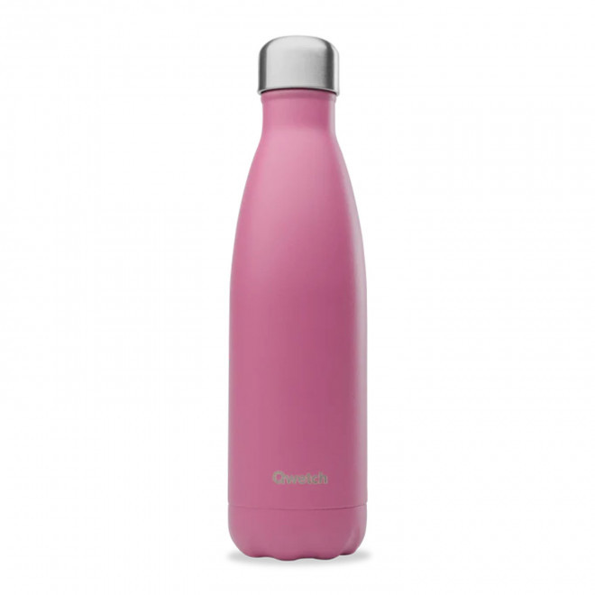BOUTEILLE ISOTHERME PERSONNALISABLE INOX '500 ML QWETCH®' - orchidée