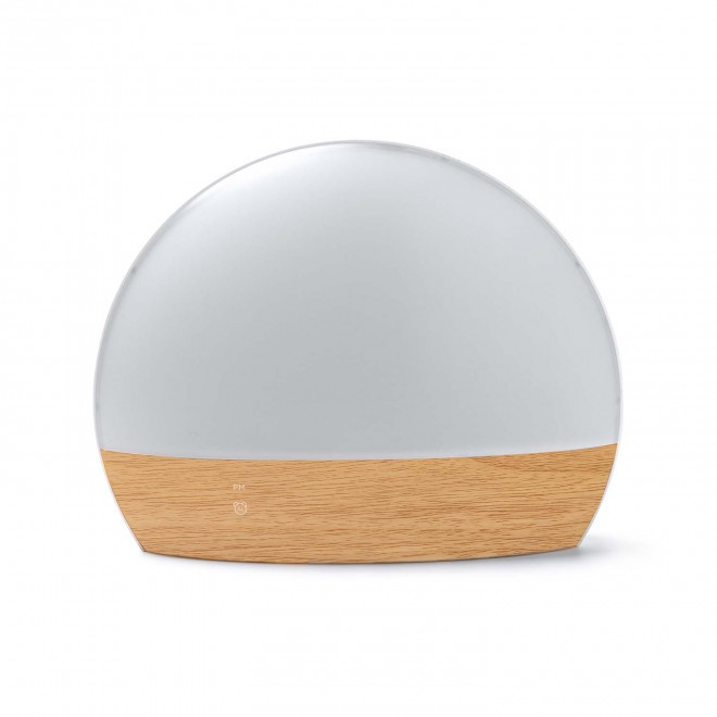 REVEIL LUMINEUX PERSONNALISABLE 'AURORE' - blanc