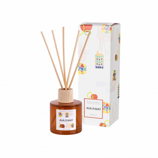 DIFFUSEUR DE PARFUM PERSONNALISE BOUCHON BOIS 'AVA MAY' - barcelone