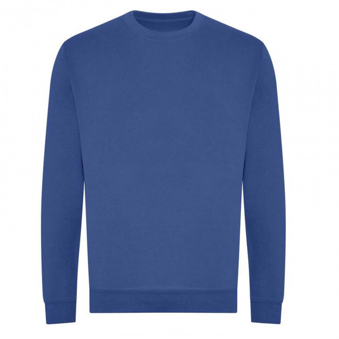 SWEAT-SHIRT PERSONNALISABLE MIXTE ROND 'HOLA BIO' - bleu royal