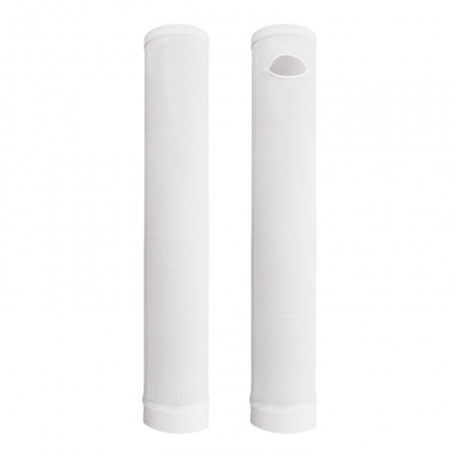 MANCHETTES THERMIQUES PERSONNALISEES 'RUN HEAT WHITE' - blanc