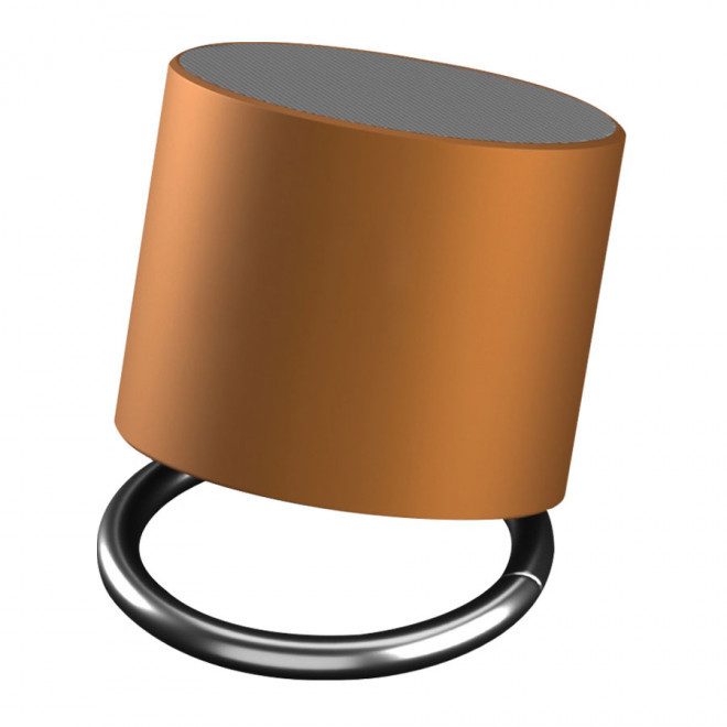 ENCEINTE BLUETOOTH® SCX® PERSONNALISÉE 3W ANTIBACTÉRIENNE 'INPOU' - mordoré