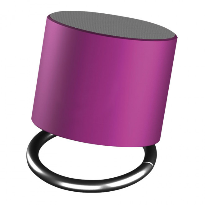 ENCEINTE BLUETOOTH® SCX® PERSONNALISÉE 3W ANTIBACTÉRIENNE 'INPOU' - violet