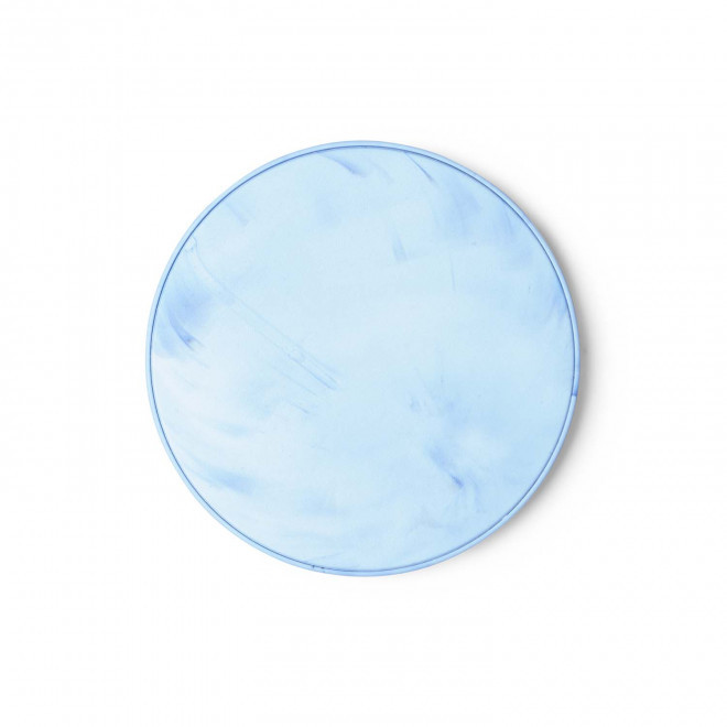 CHARGEUR INDUCTION RECYCLE PERSONNALISABLE 'CHARGCAP' - bleu