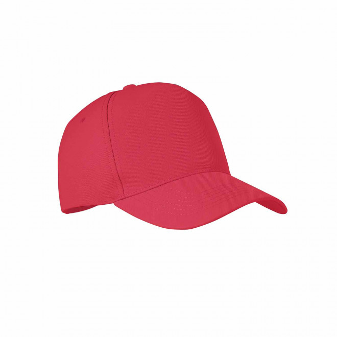 CASQUETTE PERSONNALISABLE 'CALYPSA RPET 5' - rouge