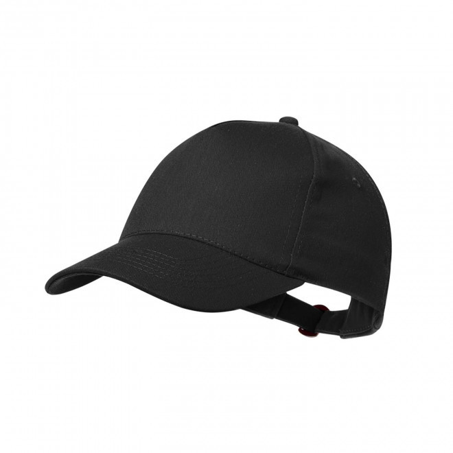 CASQUETTE PERSONNALISABLE 'CALYPSA COTON RECYCLE 5' - noir