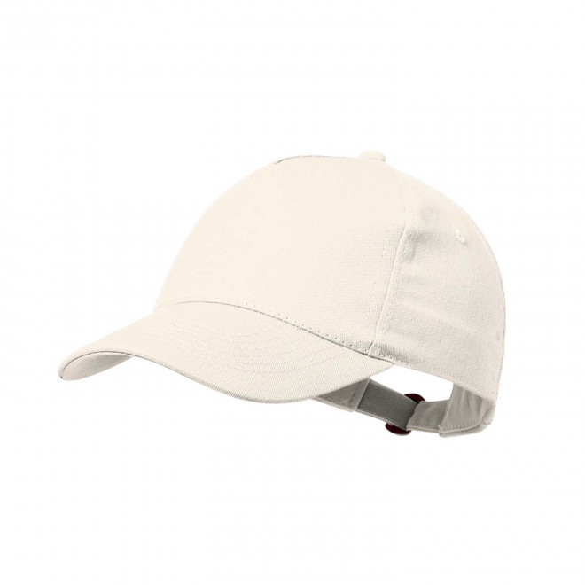 CASQUETTE PERSONNALISABLE 'CALYPSA COTON RECYCLE 5' - ivoire