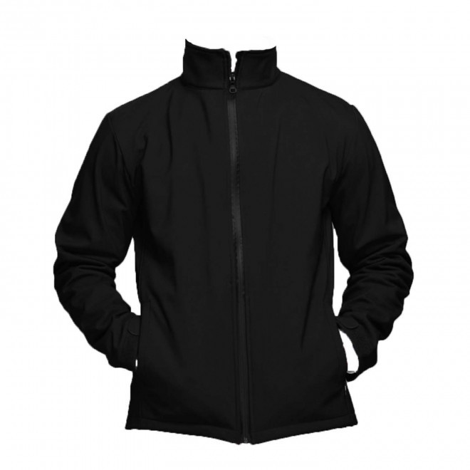 SOFTSHELL RPET PERSONNALISABLE MIF HOMME 'BELLECOMBE' - noir