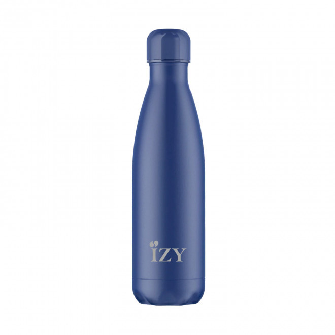 BOUTEILLE ISOTHERME 500ML PERSONNALISEE 'IZYO FULL' - bleu