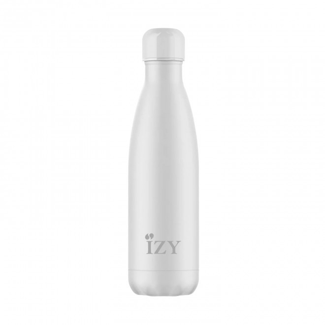 BOUTEILLE ISOTHERME 500ML PERSONNALISEE 'IZYO FULL' - blanc