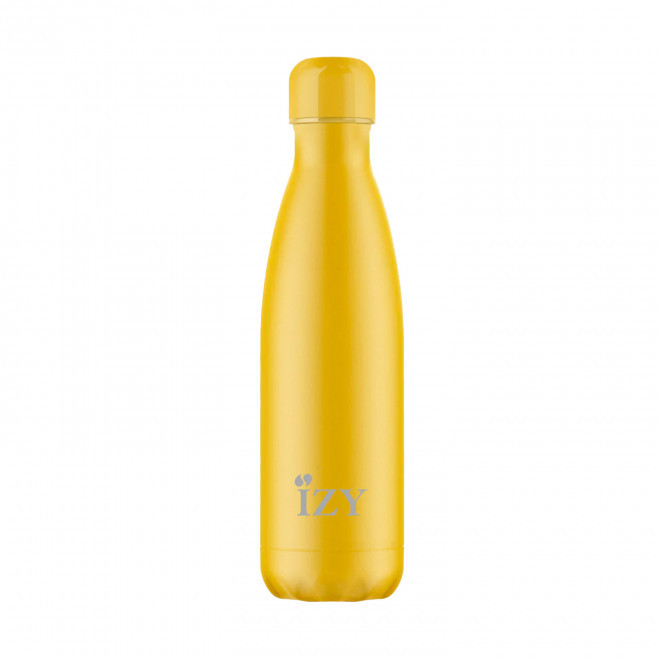 BOUTEILLE ISOTHERME 500ML PERSONNALISEE 'IZYO FULL' - jaune