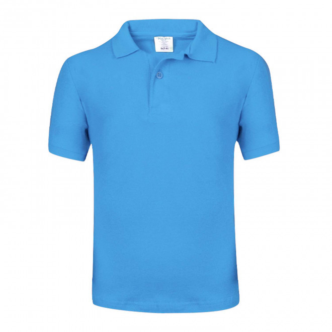 POLO ENFANT COULEUR PERSONNALISABLE 'TERIM 180' - bleu clair