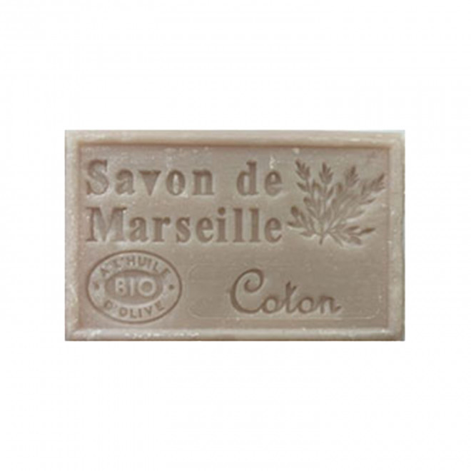 SAVON DE MARSEILLE PERSONNALISE 125GR 'OLIVIA' - coton