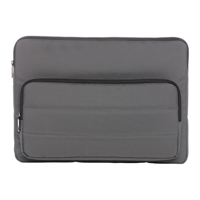 HOUSSE DE PROTECTION PERSONNALISABLE POUR ORDINATEUR 15,6" EN RPET IMPACT 'BEILEN' - gris