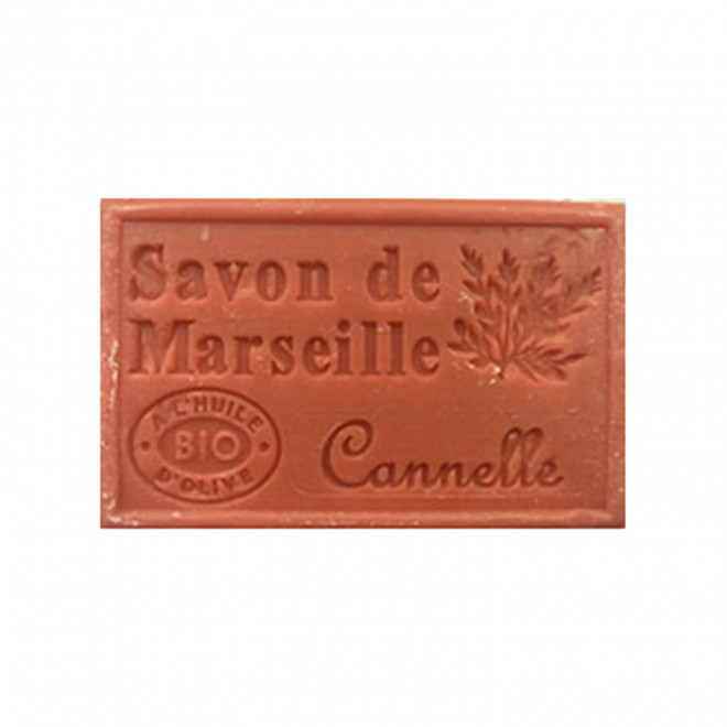SAVON DE MARSEILLE PERSONNALISE 125GR 'OLIVIA' - cannelle