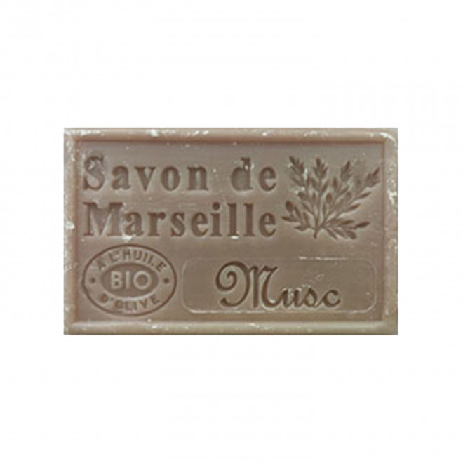 SAVON DE MARSEILLE PERSONNALISE 125GR 'OLIVIA' - musc
