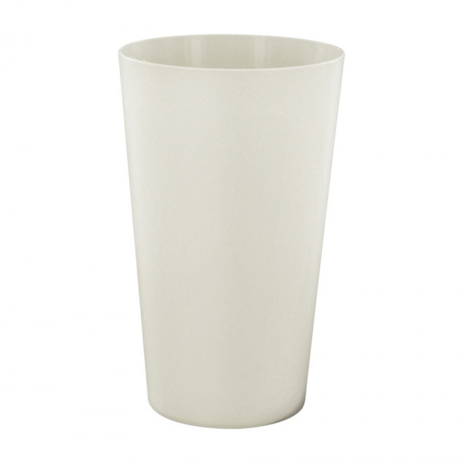 GOBELET MIF PERSONNALISÉ RÉUTILISABLE BIOCOMPOSITE 30 CL 'BIOCUP' - naturel