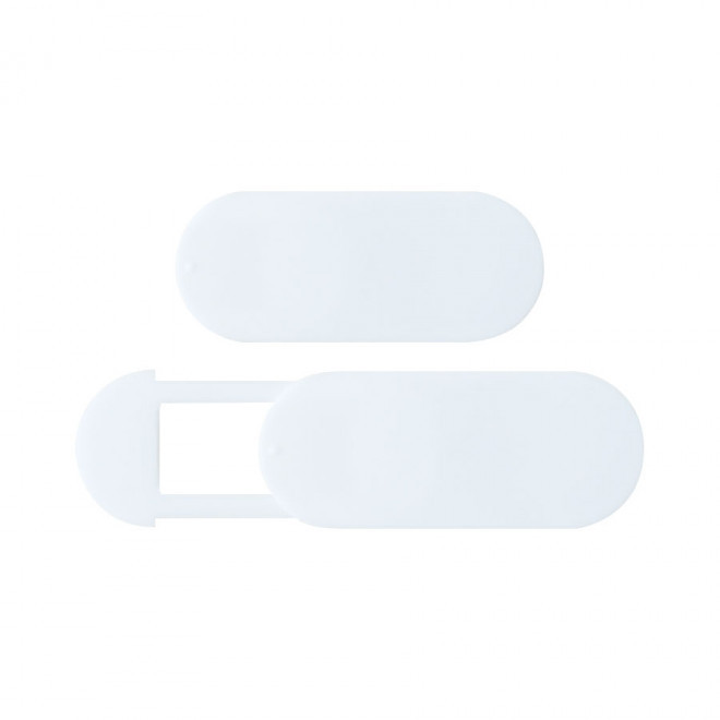 CACHE CAMÉRA PERSONNALISABLE ULTRA FIN EN PLA 'CACHECAM® ORIGINAL' - blanc