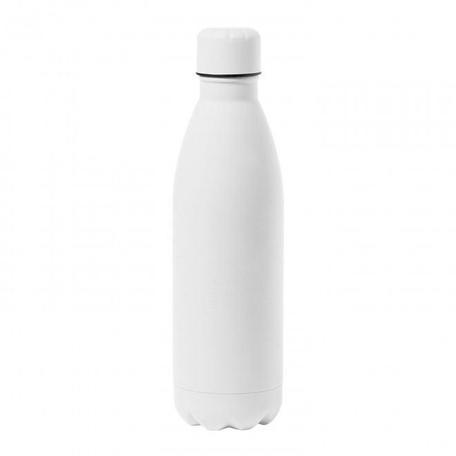 BOUTEILLE PERSONNALISABLE EN ALU MAT 790 ML 'MARKA' - blanc