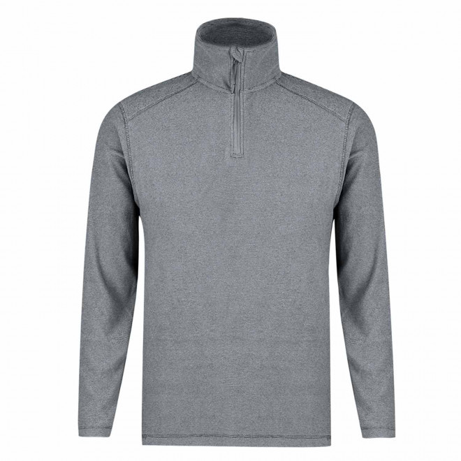 POLAIRE DEMI-ZIP 160G PERSONNALISABLE 'KURSA' - gris