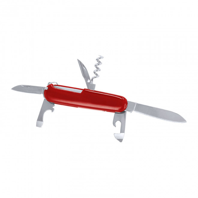 COUTEAU DE POCHE PERSONNALISE 'KNIVEN' - rouge