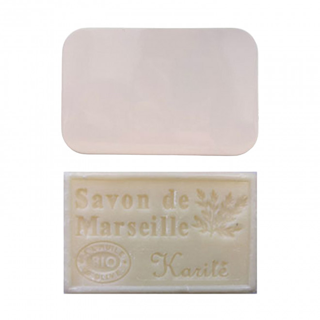 SET PERSONNALISABLE SAVON ET BOITE METAL 'OLIVIA BOITE' - beurre de karité