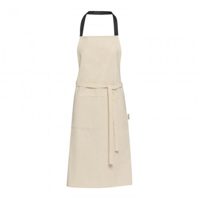 TABLIER 2 POCHES PERSONNALISE 200G 'NIA' - noir