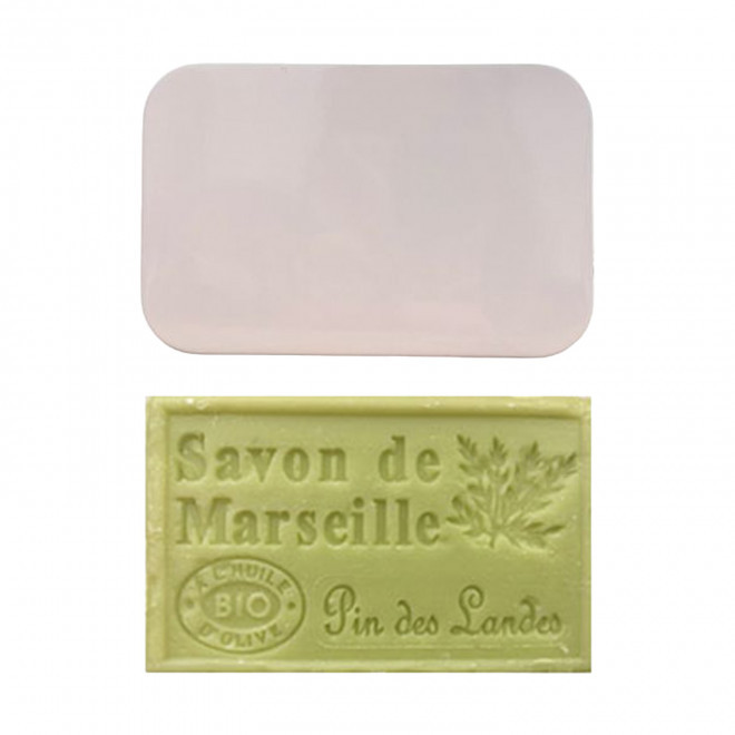 SET PERSONNALISABLE SAVON ET BOITE METAL 'OLIVIA BOITE' - pin des landes