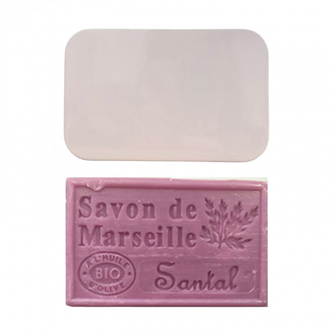 SET PERSONNALISABLE SAVON ET BOITE METAL 'OLIVIA BOITE' - santal