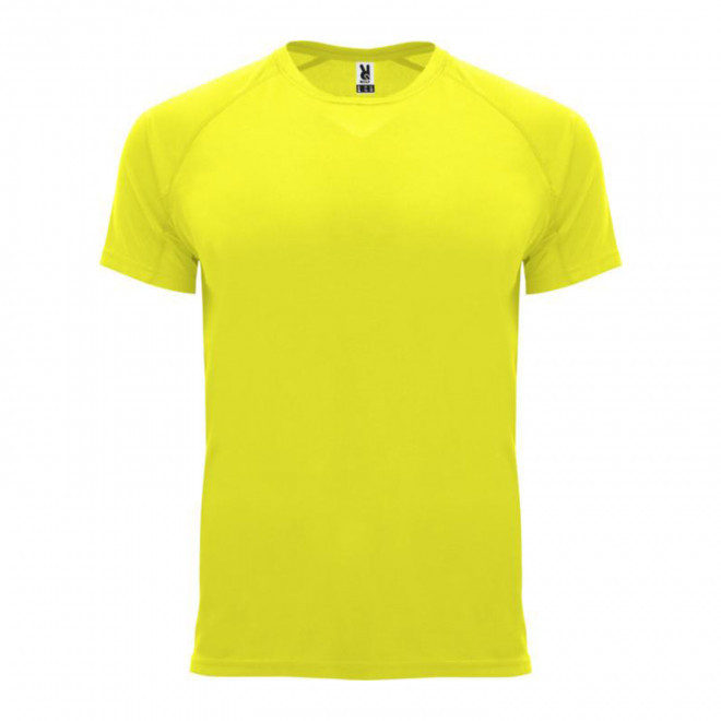 RAPIDE 4J - TEE-SHIRT SPORT PUBLICITAIRE HOMME 'ESPORTO' - jaune fluo