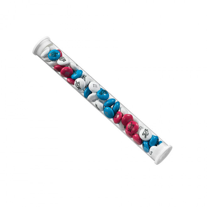 TUBE 43G DE M&M'S® PERSONNALISABLES - transparent