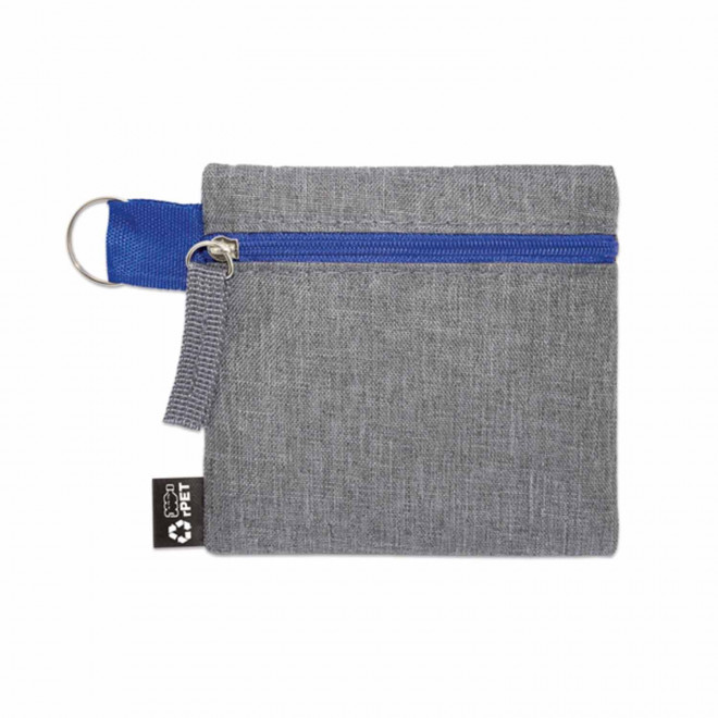 PORTE-MONNAIE RPET PERSONNALISE 'YEN' - bleu