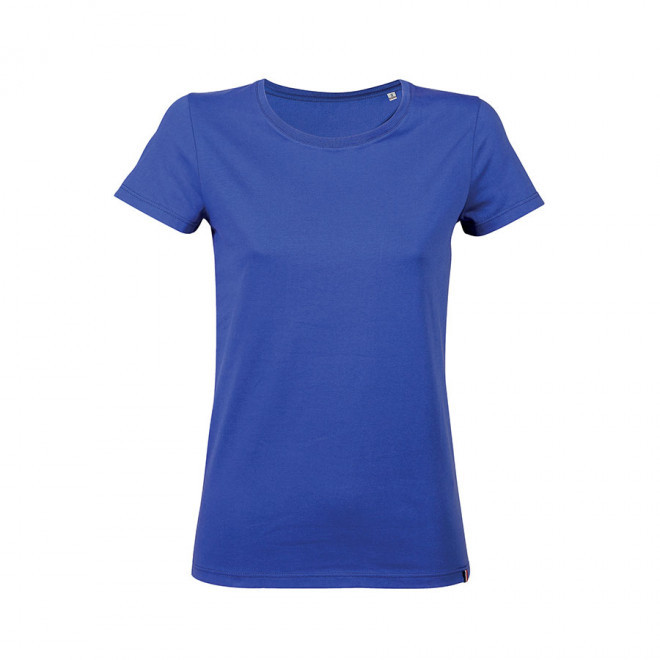 TEE-SHIRT PUBLICITAIRE COULEUR FEMME ATF® 'LOLA' - bleu royal