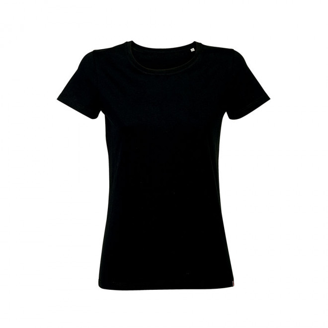 TEE-SHIRT PUBLICITAIRE COULEUR FEMME ATF® 'LOLA' - noir