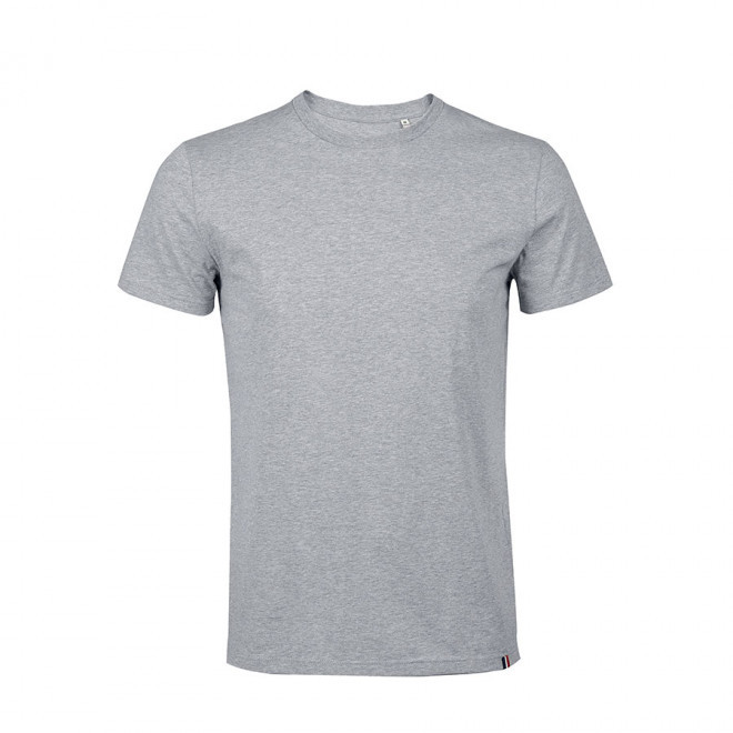 TEE-SHIRT HOMME PUBLICITAIRE COULEUR ATF® 'LEON' - gris chiné