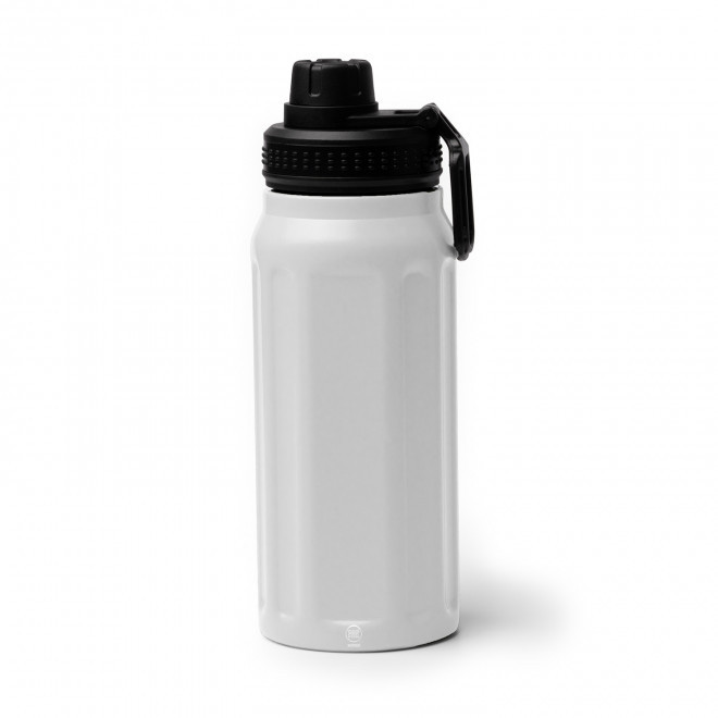 GOURDE SPORT ISOTHERME 540 ML PERSONNALISABLE 'DARU WAVE' - blanc
