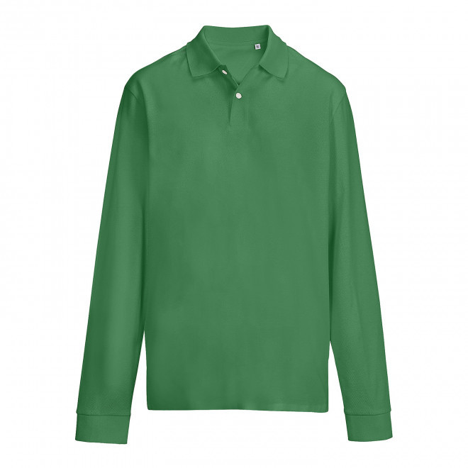 POLO MIXTE COULEUR PERSONNALISE 'PACIFIC LSL' - vert