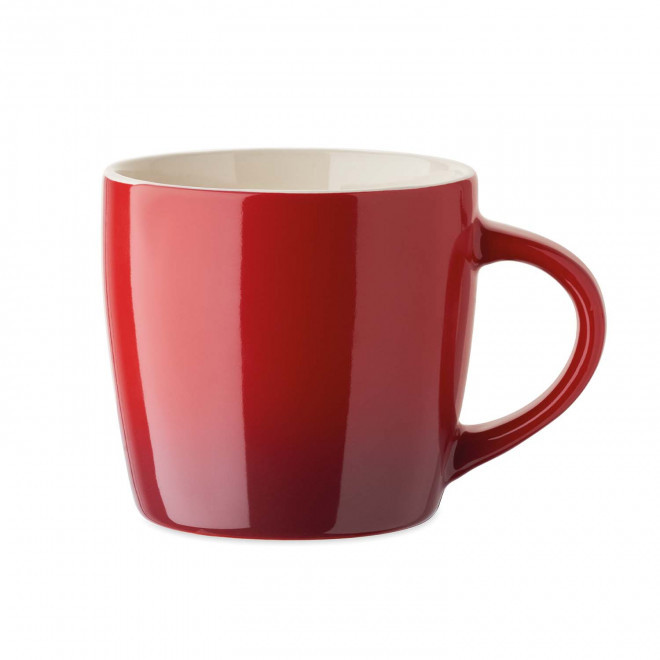 MUG CERAMIQUE 300ML PERSONNALISABLE 'LACROSE' - rouge