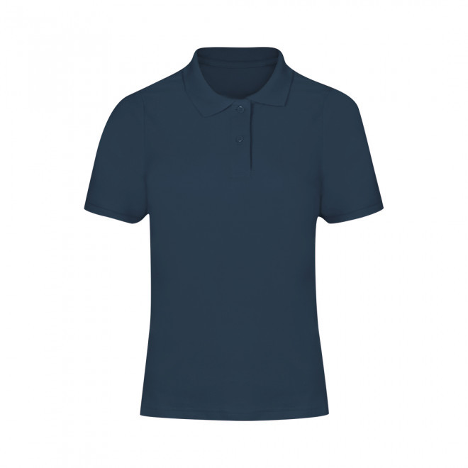 POLO FEMME COULEUR PERSONNALISABLE 'CHARLES' - bleu marine
