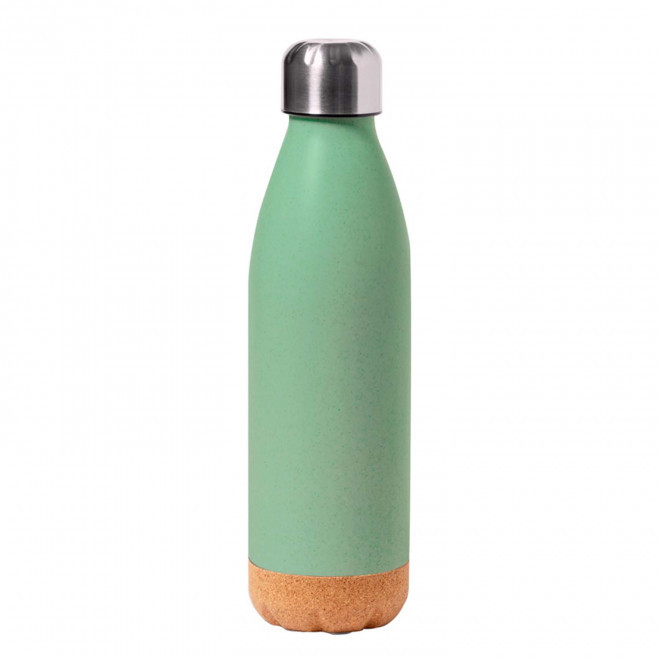 BOUTEILLE BI MATIERE 550 ML PERSONNALISABLE 'FIERRO LIEGE' - vert
