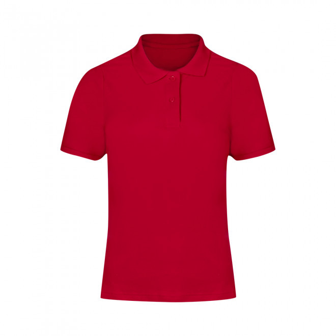 POLO FEMME COULEUR PERSONNALISABLE 'CHARLES' - rouge