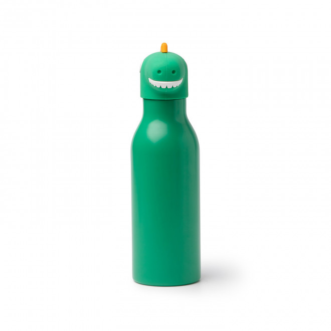 BOUTEILLE ISOTHERME BOUCHON ANIMAUX PERSONNALISABLE 'FANTY' - vert