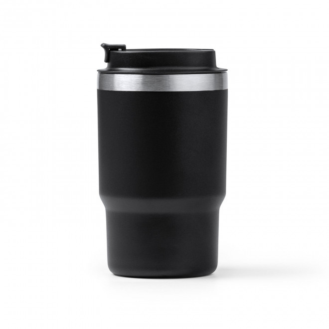 MUG ISOTHERME RECYCLE 560ML 'TENDENZA COLOR' - noir
