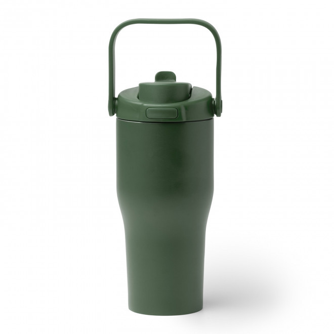 MUG NOMADE ISOTHERME 550ML PERSONNALISABLE 'VERSATI' - vert foncé