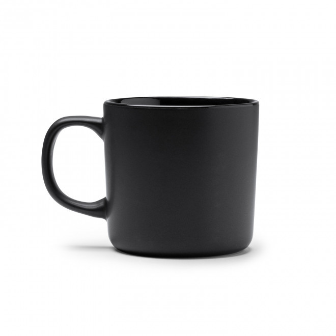 MUG CERAMIQUE MAT 300ML PERSONNALISABLE 'LILO' - noir