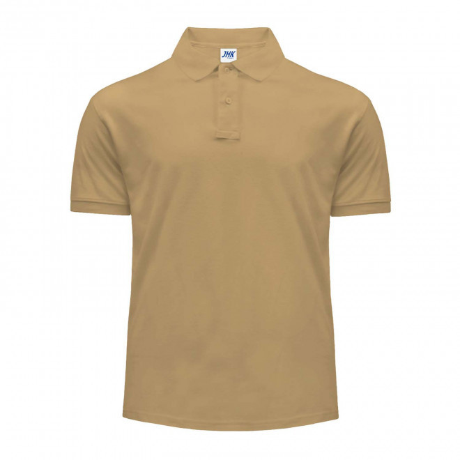 POLO HOMME COULEUR PERSONNALISABLE 210G 'JHK ESSENTIAL' - sable